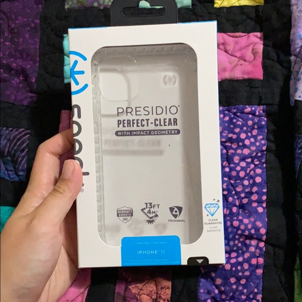 NEW IPhone 11 Speck case in clear